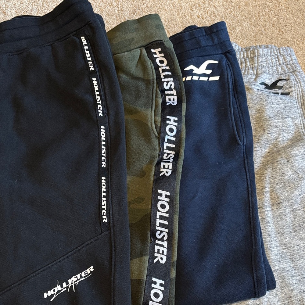 Hollister Kids Sweatpants - Black, Camo, Gray Trio, Navy